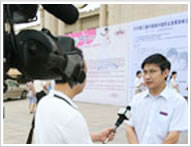 央视记者采访中国母婴展北京儿博会数据中心主任